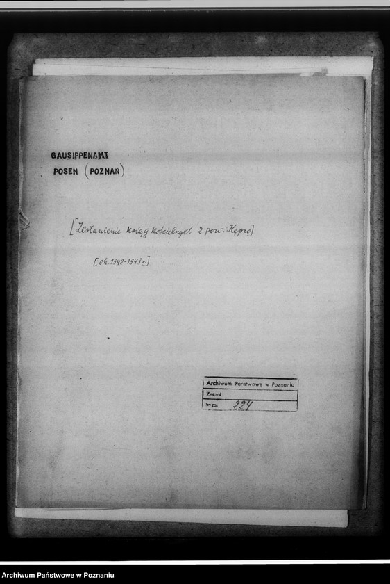 Obraz 4 z jednostki "[Zestawienie ksiąg kościelnych z powiatu kępińskiego]"