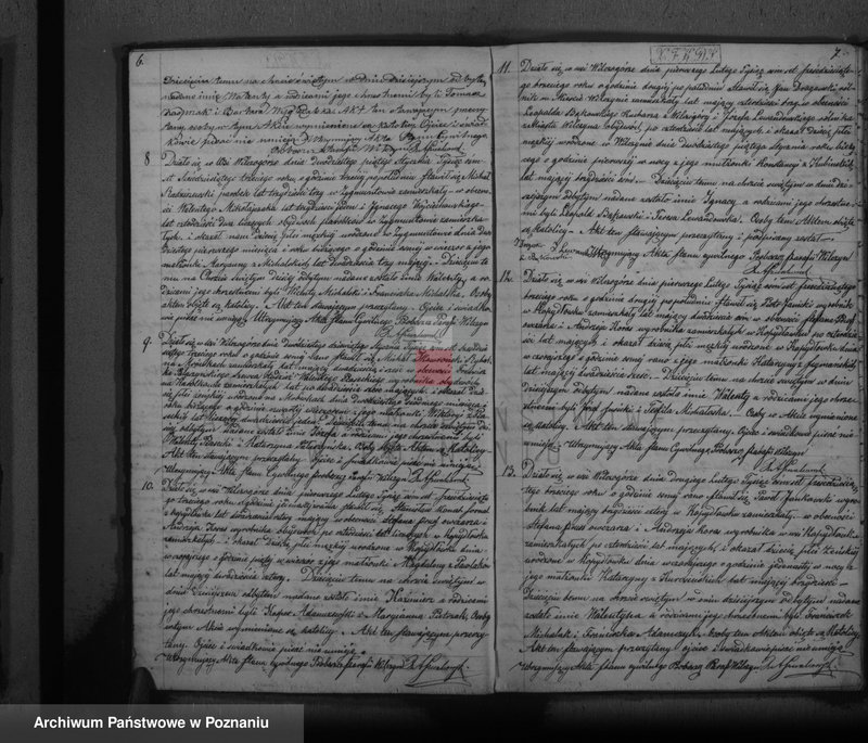 Obraz 5 z jednostki "Duplikat urodzeń, małżeństw i zgonów"
