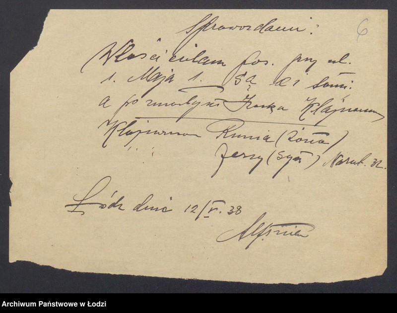 image.from.unit.number "Księga inwentarzowa nieruchomości m. Łodzi al. 1 Maja"