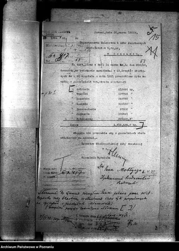 Obraz 19 z jednostki "Sprawy szczegółowo-administracyjne Aprowizacja - rozporządzenia i zarządzenia"