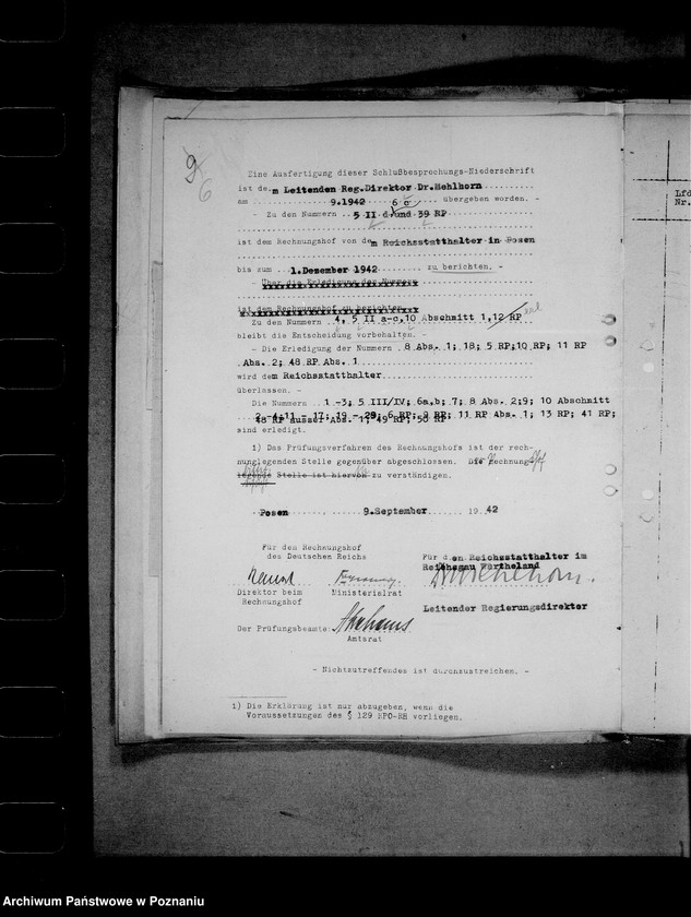 Obraz 10 z jednostki "Rechnungshof- Beantwortung der Erinnerungen"