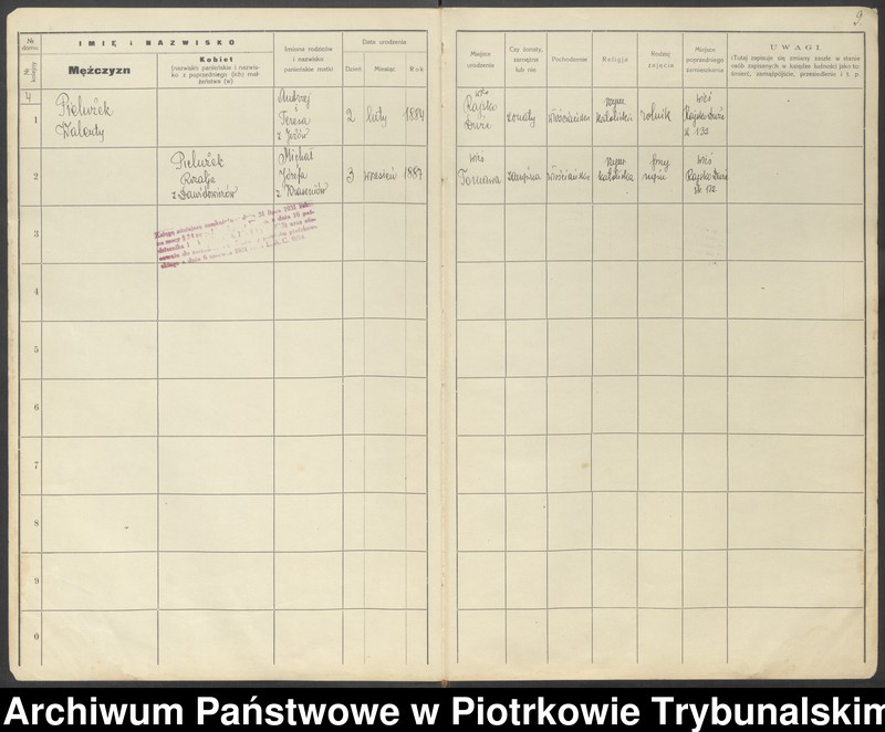 image.from.unit.number "[Księga ludności stałej wsi: Rajsko Duże, Bryszki]"