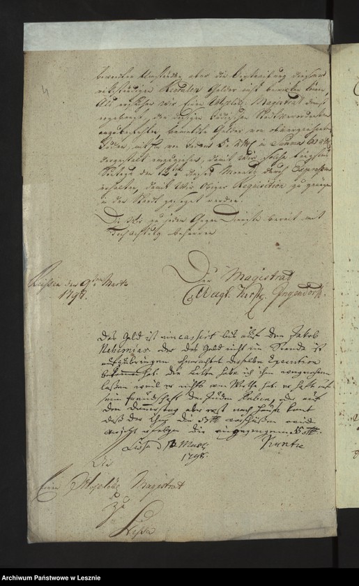 Obraz 6 z jednostki "[Eintreibung von Rekrutengeldern auf Antrag des Landrats von Schlichting]"