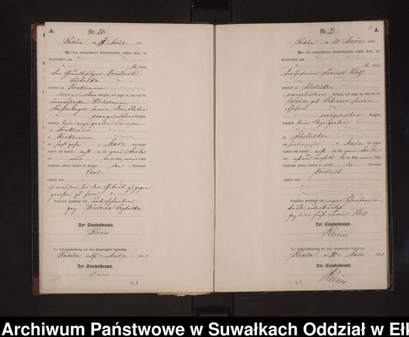 image.from.unit.number "Geburts-Neben-Register des Preussischen Standes-Amtes Stasswinnen Kreis Loetzen"