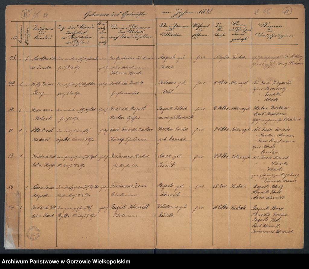 image.from.unit.number "Duplikate der Kirchenbücher Concordien Kirche zu Landsberg an der Warthe"