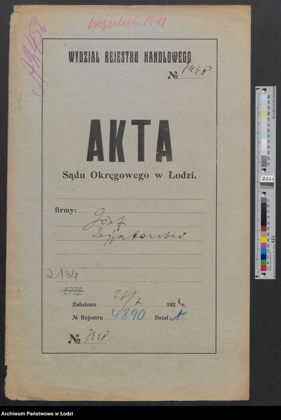 Obraz 2 z jednostki "Józef Zajączkowski – skład prasy"