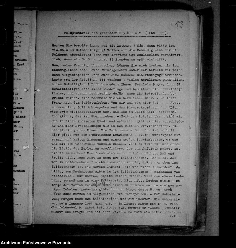 Obraz 17 z jednostki "Feldposthrief "Kameradschaftsdienst""