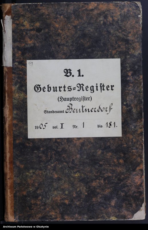 image.from.unit.number "Geburts-Haupt-Register Nr 1 - 181"