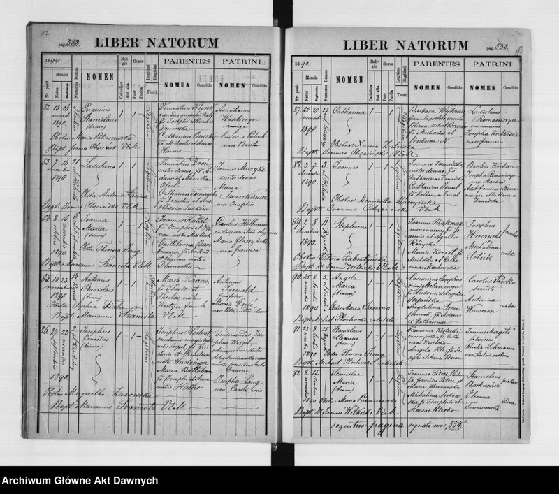 image.from.unit.number "Parafia: Lwów, Bazylika Metropolitalna. Dekanat: Lwów. Księga metrykalna urodzeń, ślubów i zgonów dla parafii miejskiej."