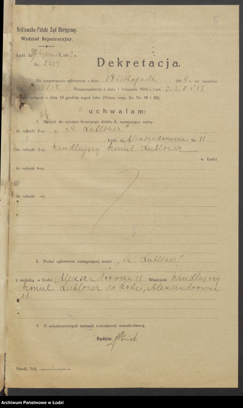 Obraz 7 z jednostki "Szmul Lubliner- sklep spożywczy"