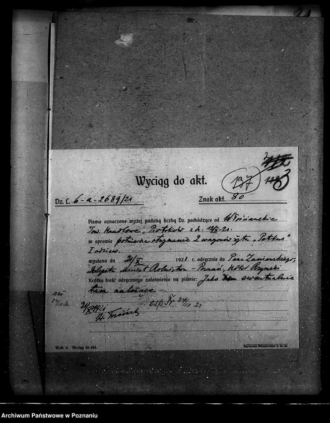 image.from.unit.number "Sprawy szczegółowo-- administracyjne Pisma niewłaściwie skierowane"