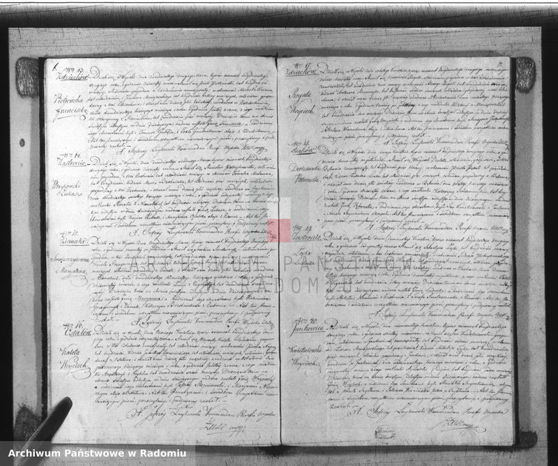 image.from.unit.number "Duplikat Książka Urodzonych, Zaślubionych i Zmarłych Parafii Wysoka w powiecie Szydłowieckim Obwodzie Opoczyńskim Województwie Sandomierskiem z roku 1832"