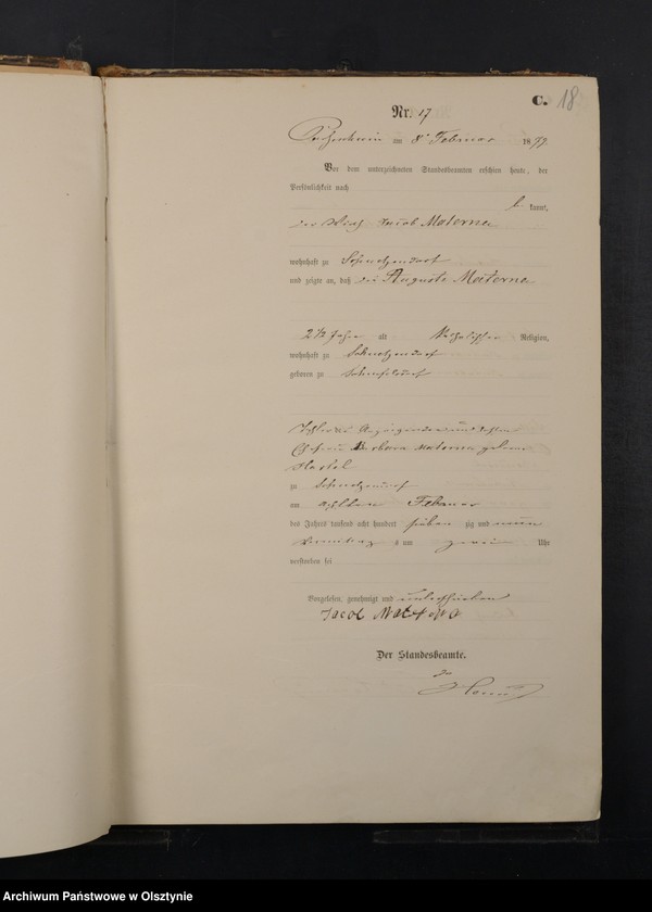 image.from.unit.number "Sterbe-Haupt-Register Nr 1 - 142"