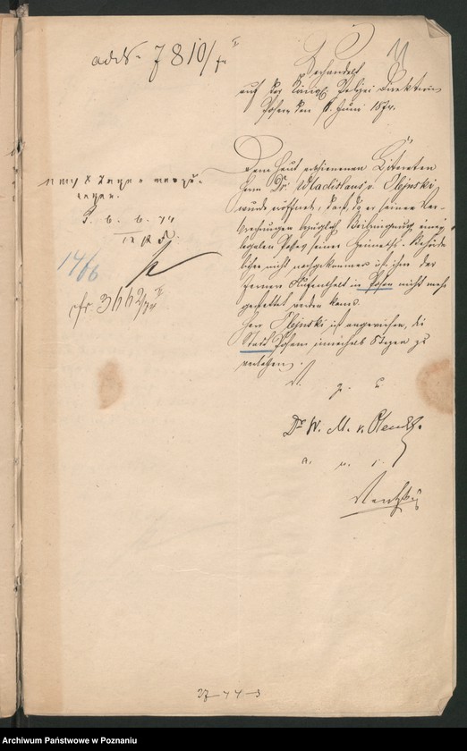 Obraz 15 z jednostki "A. betr. Dr W. M. von Olendzki"