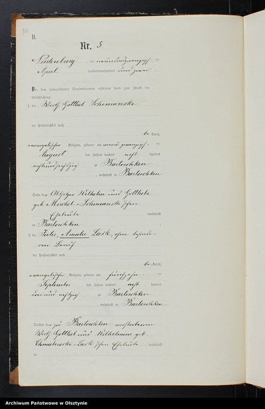 image.from.unit.number "Heiraths-Neben-Register Nr 1 - 33"
