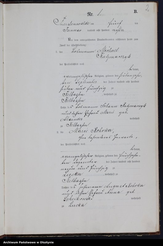 Obraz z jednostki "Heirath-Neben-Register Nr 1 - 49"