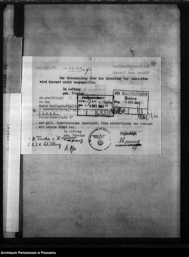 Obraz 15 z jednostki "Wasserwerk der Stadt Schildberg - Ostrzeszów, Kr. Kempen - Kępno"