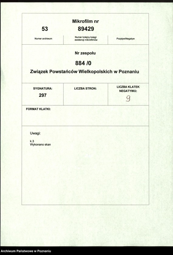 Obraz 8 z jednostki "Otoczna, powiat Września - akta koła."
