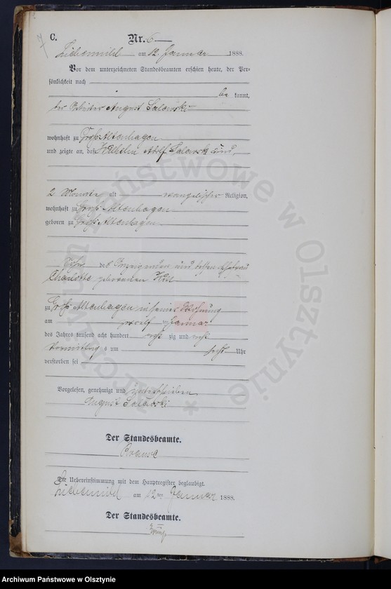 image.from.unit.number "Sterbe-Neben-Register Nr 1 - 118"