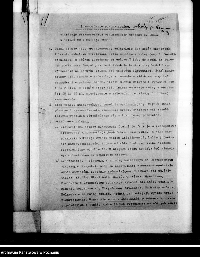 Obraz 18 z jednostki "Prywatna Szkoła Powszechna M. Rozmuskiej pod wezwaniem św. Kazimierza- Poznań"