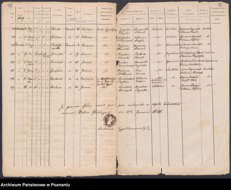 Obraz 11 z jednostki "Duplicat baptisatorum"