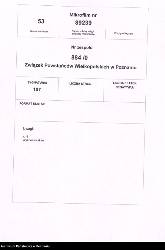 Obraz 2 z jednostki "Korespondencja ogólna Związku Weteranów Powstań Narodowych Rzeczypospolitej Polski."