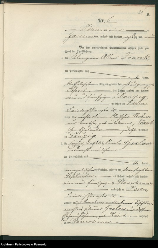 Obraz 14 z jednostki "Księga małżeństw t. I"