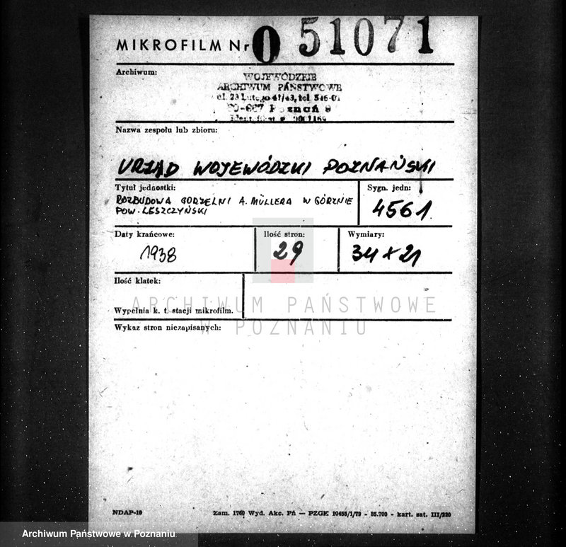 image.from.unit.number "Rozbudowa gorzelni A. Muellera w Górznie, pow. leszczyński"