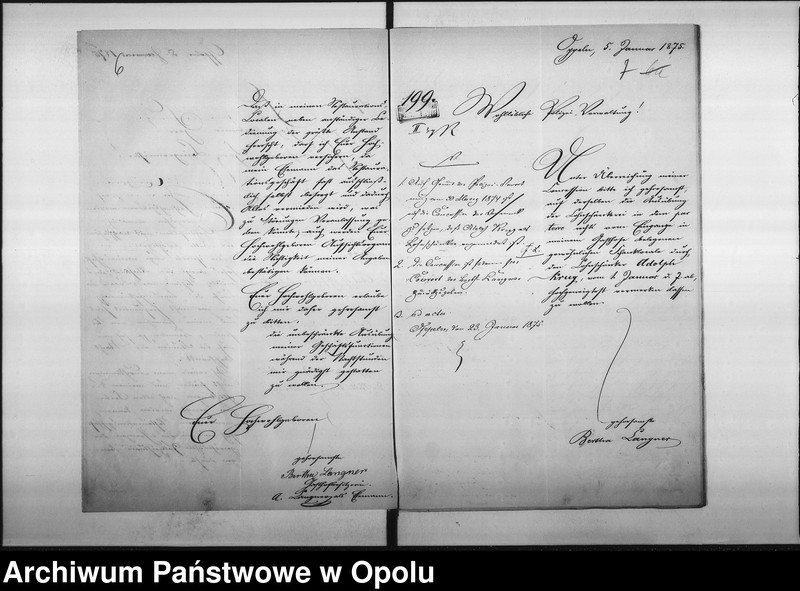 Obraz 9 z jednostki "Acta des Magistrats zu Oppeln betreffend die Gastwirthschaft No 5 Karlsplatz"