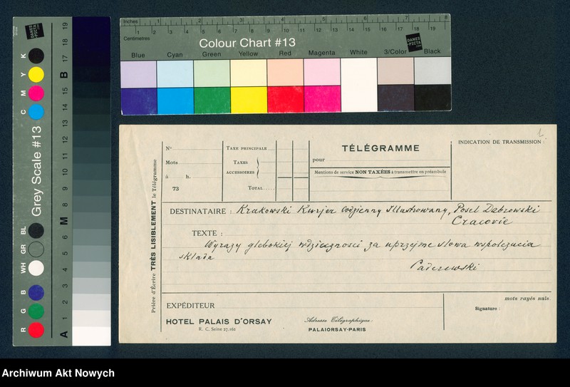 Obraz 3 z jednostki "Ilustrowany Kurier Codzienny (telegram rękopis)"