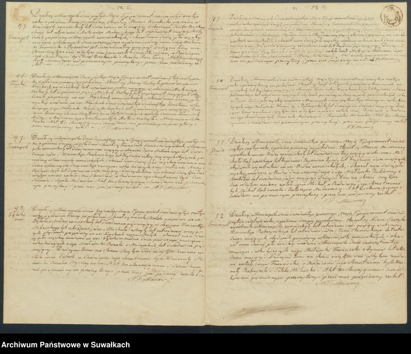 image.from.unit.number "Duplikat Akt Urodzonych, Zaślubionych i Umarłych z Parafii Rzymsko-Katolickiej Krasnopolskiej z roku 1866."