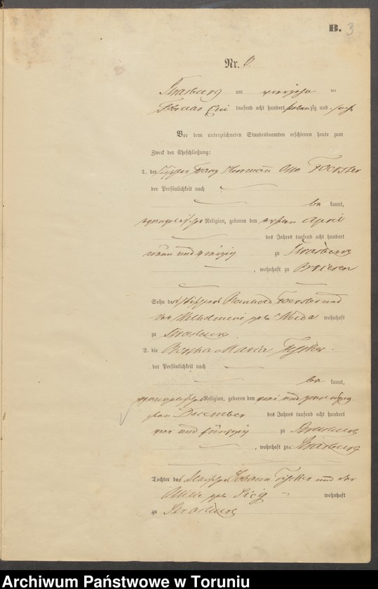 image.from.unit.number "Heiraths-Neben-Register Stadt Strasburg [Brodnica-Miasto] für das Jahr 1876"