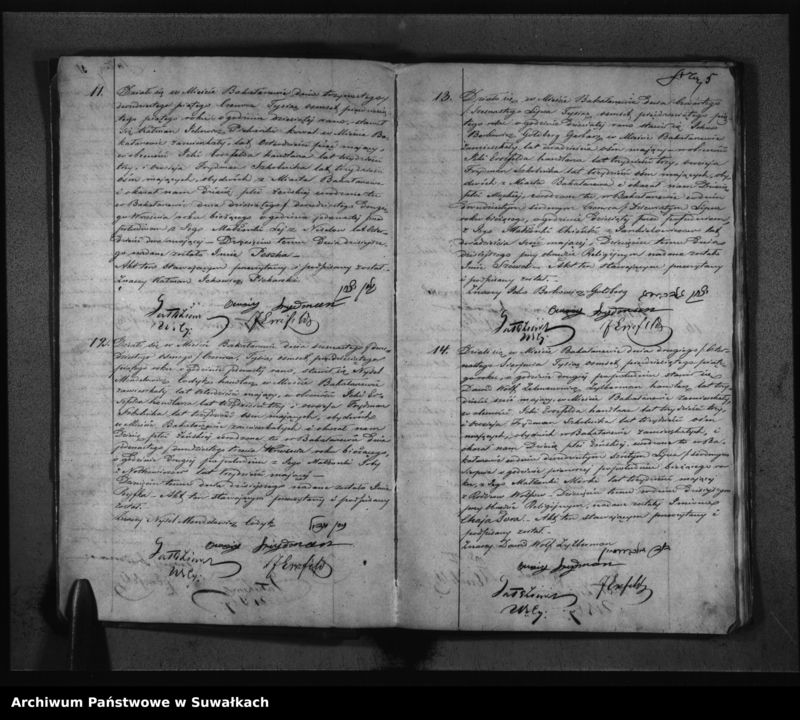 image.from.unit.number "Duplikat Akt Urodzonych, Zaślubionych i Umarłych Urzędnika Stanu Cywilnego Wyznania Mojżeszowego Okręgu Bakałarzewskiego za rok 1855"