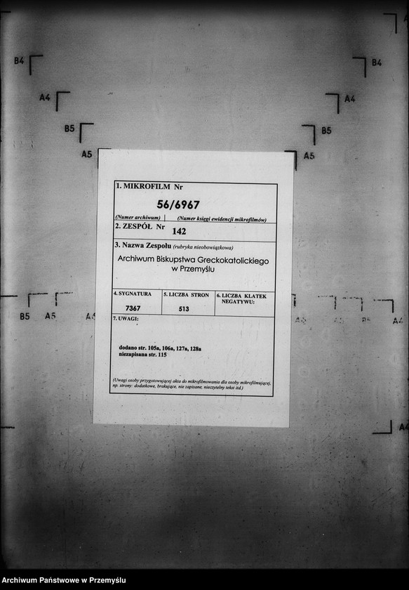 image.from.unit.number "[Kopie ksiąg metrykalnych parafii Jaworki z filiami Biała Woda, Czarna Woda (dekanat Muszyna)]"