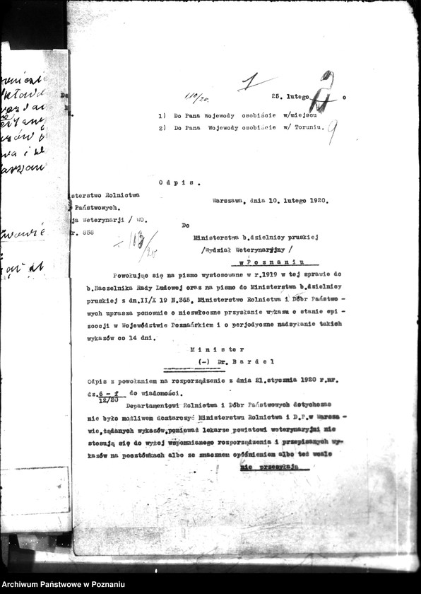 Obraz 16 z jednostki "Sprawy ogólne Wykazy chorób zaraźliwych; [księgosusz, zaraza płucna]"