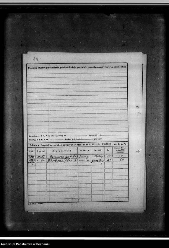 Obraz 15 z jednostki "Karty ewidencyjne harcerzy 5- tej Drużyny Harcerskiej im. Stasia Tarkowskiego"