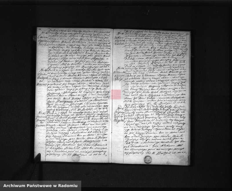 image.from.unit.number "Duplikat akt Urodzonych, Zaślubionych i Zmarłych Parafij Wysoka spisanych za rok 1867"