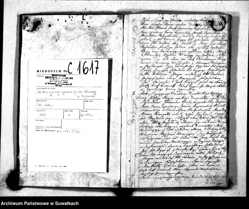 Obraz 3 z jednostki "Księga Aktów Urodzenia Gminy Leypuńskiej od 1-o Stycznia 1823 roku"