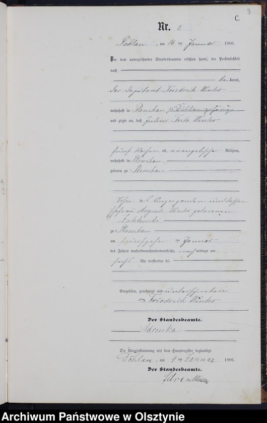 image.from.unit.number "Sterbe-Neben-Register Nr 1 - 26"