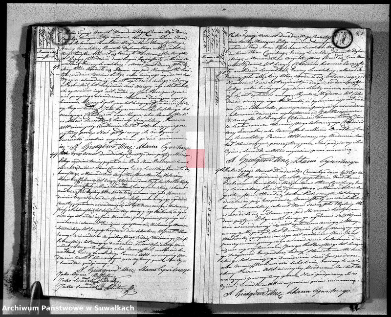 image.from.unit.number "Akta urodzonych na rok 1824 urzędnika stanu cywilnego gminy suwalskiey, powiatu dąbrowskiego"