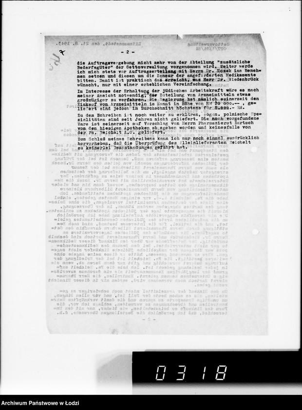 Obraz 11 z jednostki "Belieferung des Gettos mit Medikamenten"