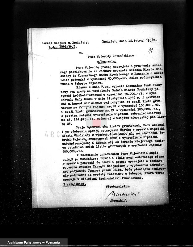 Obraz 15 z jednostki "Fabryka Fajansu w Chodzieży Zarząd Miejski"