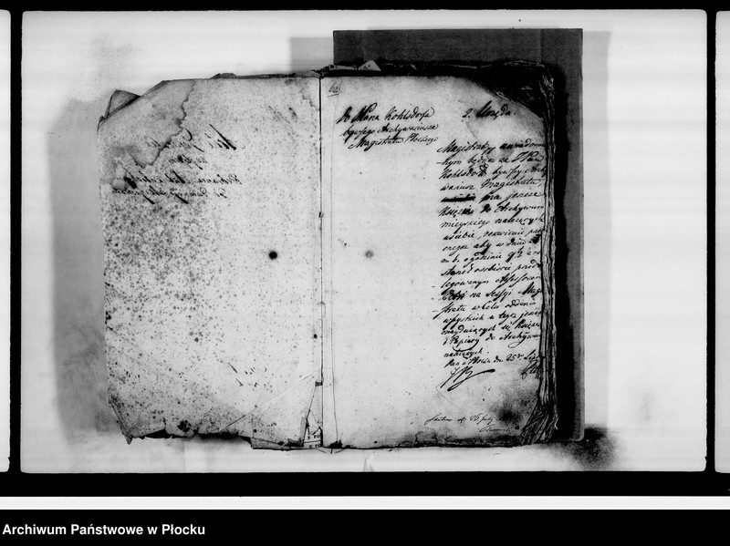 image.from.unit "Akta Generalne względem odebrania akt od dawnego Magistratu, vol. I."