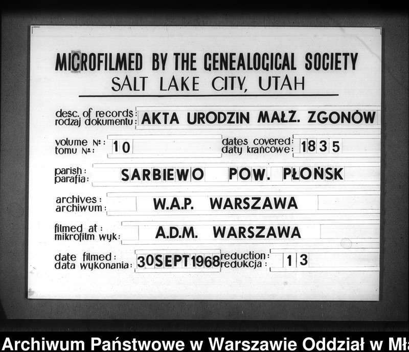 image.from.unit.number "Akta urodzeń, małżeństw i zgonów"