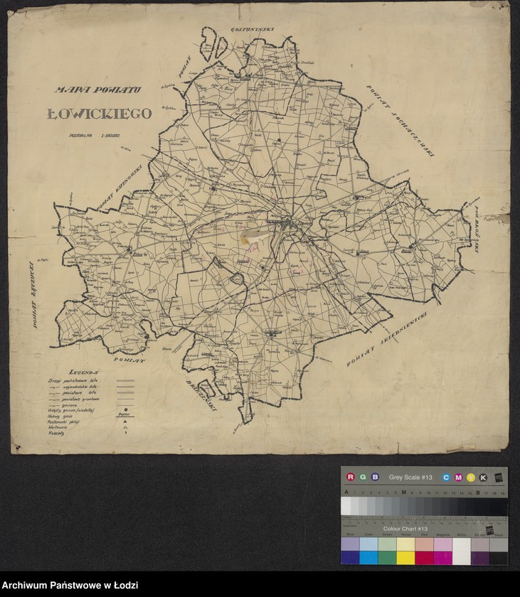 Obraz 1 z jednostki "Mapa powiatu łowickiego"
