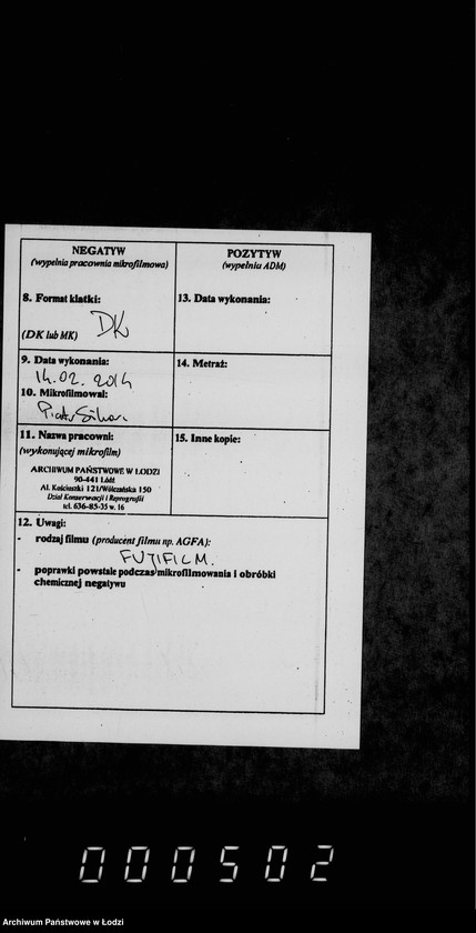 Obraz 3 z jednostki "O nedoimkach po knigam Lodzinskago Uezdnago Kaznačejstva za II ju polovinu 1901 goda"