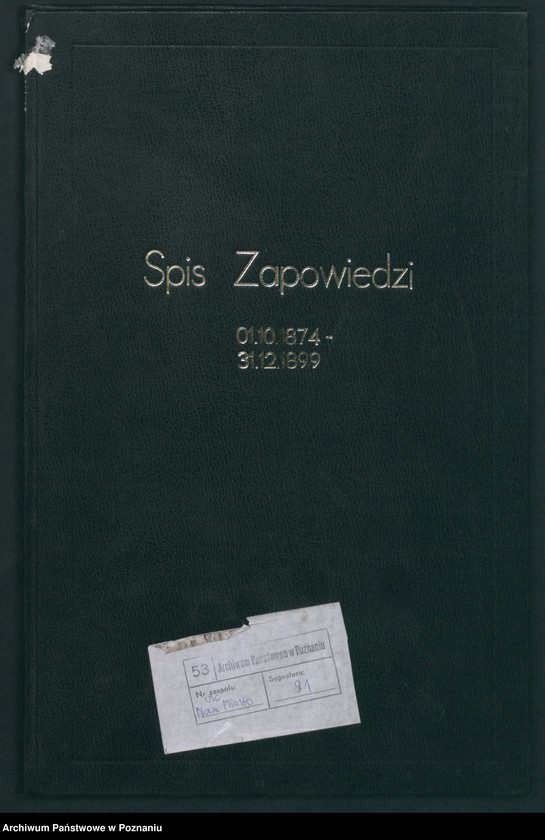 Obraz 2 z jednostki "Spis zapowiedzi"