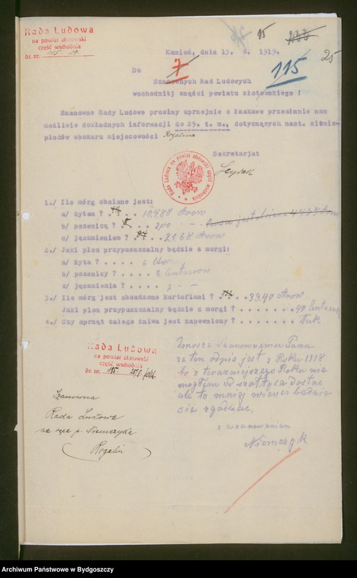 image.from.unit.number "[Rada Ludowa na powiat złotowski - część wschodnia, korespondencja z radami miejscowymi i obwodami]"