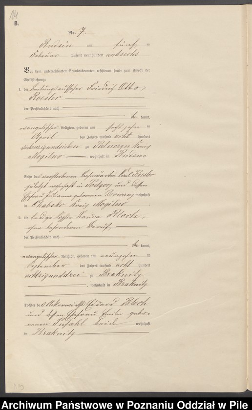 image.from.unit.number "Księga małżeństw"