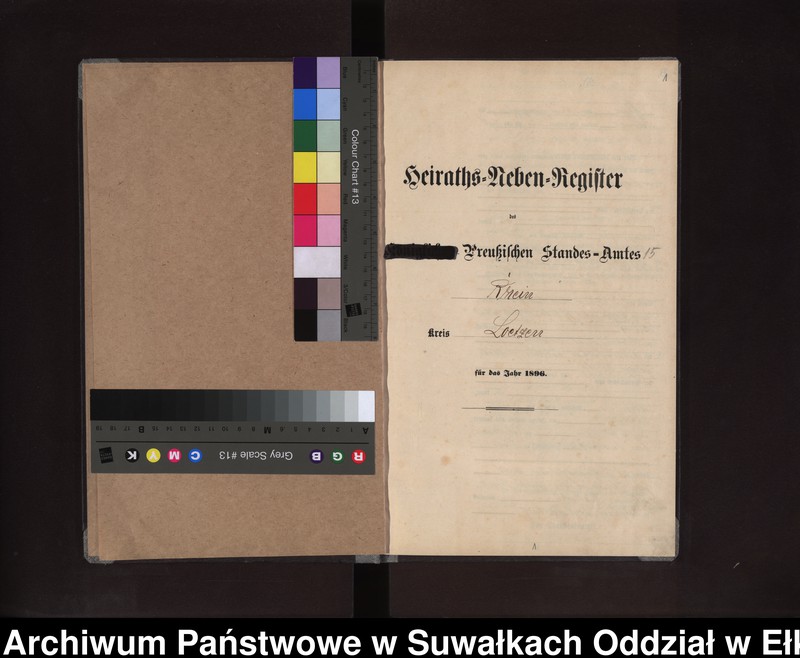 image.from.unit.number "Heiraths-Neben-Register des Preussischen Standes-Amtes Rhein Kreis Loetzen"
